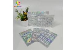 China Holographic Foil Zipper Stand Up Pouch Mylar Bag Custom Print k Smell Proof supplier