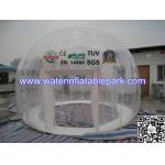Double Layer 4 M Diameter Inflatable Outdoor Bubble Tent / Clear Dome Tent