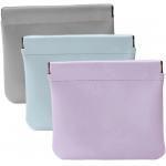 Waterproof Leather Lightweight Bag Pocket Cosmetic Bag Squeeze Pocket for sale