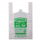 Biodegradable Compostable Degradable Plastic T Shirt Food Packaging Grocery Shopping Bag for sale