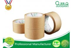 China Custom Reinforced Kraft Tape , Kraft Gummed Paper Tape Hot Met Adhesive supplier