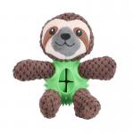 Interactive Sloth Cloth Plush Dog Toy Puzzle Missing Food Teeth Cleaning for sale