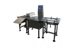 China IP30 Checkweigher Machine LCD Touch Screen Roller 50kg Food Metal Detector supplier