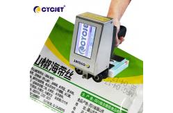 China QR Code 200DPI Handheld Inkjet Barcode Printer 18mm Height supplier