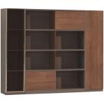 MFC Panel Wooden Office File Cabinet Decorative  L800*W416*H1800mm for sale