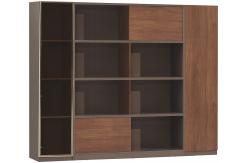 China MFC Panel Wooden Office File Cabinet Decorative  L800*W416*H1800mm supplier