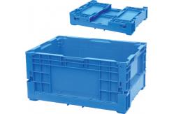 China Heavy Duty Blue  Folding Pallet Box High Strength Long Life Span supplier