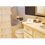 Double Deck Pretty Shower Curtains , Thicken Waterproof Elegant Shower Curtains for sale