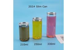 China 330ml 500ml 250ml PET Plastic Cans For Beverage Milk Tea supplier