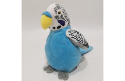 China Talking Stuffed Animals Plush Parrot Voice Recording And Repeating supplier