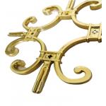Uv Proof Flower Internal Georgian Bars For Double Glazing Door Decoration for sale