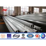 Galvanized Distribution Metal Utility Poles Philippines 30FT 35FT 45FT 2.75mm GR65 for sale