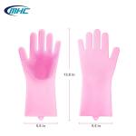 Kitchen Silicone Dishwashing Gloves Reusable Heat Resistant Customized for sale