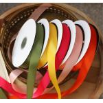 High density solid color single-sided polyester ribbon 2.5cm cake decoration ribbon flower packaging ribbon ribbon for sale