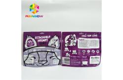 China Three Side Sealed Small Custom Printing Packaging With Clear Front Window supplier