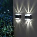 Waterproof Solar Light Garden Villa Exterior Wall Spotlight Super Bright Decorative for sale