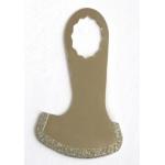 Shoe Shape Diamond Rock Cutting Blade Environment Friendly Vacuum Brazing Technology for sale