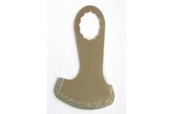 China Shoe Shape Diamond Rock Cutting Blade Environment Friendly Vacuum Brazing Technology supplier