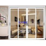 Weatherproofing Bifold Sliding Doors , White Aluminium Sliding Glass Doors for sale