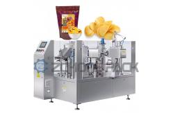 China Snacks Meat Food Packaging Machine Vacuum Nitrogen Filling Dual Aterial Solid Liquid Powder supplier