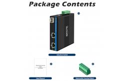 China Mini Optical Fiber Converter Industrial Ethernet Switch Poe Switch DC48V Input supplier