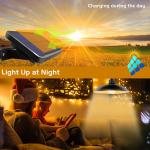 PC Material Chandelier Solar Panel Energy System Remote Controlled