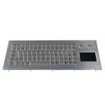 85 keys Stainless steel computer keyboard with touchpad for industrial kiosk