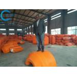 Orange Hose Poly Pipe Floats Dredging Floaters Floating And Dredging Equipment 500mm for sale
