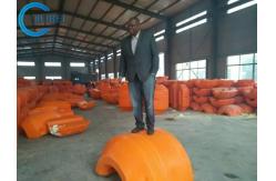 China Orange Hose Poly Pipe Floats Dredging Floaters Floating And Dredging Equipment 500mm supplier