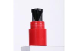 China Round Plastic Lipstick Containers And Packaging Lipbalm Container Eyeshadow Pencil With Chipper supplier