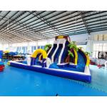 Plato Double Side Inflatable Water Slide Jumper Bounce House for sale