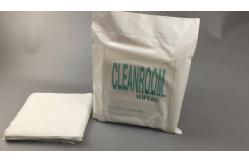 China Dust Free Clean Room Wipes / Disposable Microfiber With Wipes Laser Sealed Cut Edge supplier