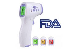 China Liquid Crystal Display Non Contact Handheld Infrared Forehead Thermometer supplier