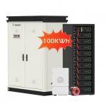 China 100kwh lifepo4 high Voltage battery commercial industrial energy storage container manufacturer