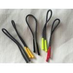 Colorful Silicon Rubber Zipper Puller With 2mm Polyester Elastic Cord for sale