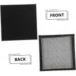 Black Stretched Canvas Board 100% Cotton Heavy Weight for Gesso Acrylic Oil Painting for sale