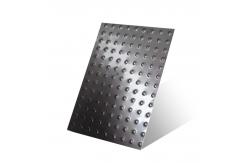 China 316  304 Anti - Slip Checkered Stainless Steel Plate With Small Dot Pattern supplier