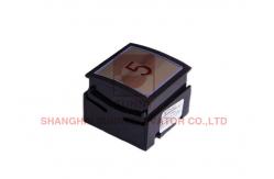 China Lift Spare Parts Elevator Push Button 38x38x30mm With ISO9001 Certificate supplier