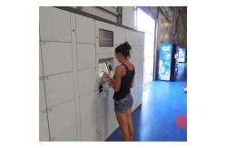 China Automatic Gas Vending Lockers Transparent Doors With Exchanging Function supplier