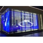 Shopping Mall Advertising P3.91-7.82 Transparent LED Display For Glass Wall Screen Digital Led Display Use On Wndow for sale