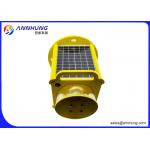 Red Solar Obstruction Light With Die Casting Aluminum ICAO FAA Standard