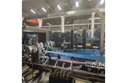 China 1200nails/Min Automatic Carton Folder Gluer Machine White With Single Stitching supplier