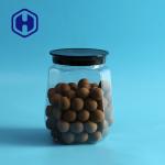 Lollip Pop 1150ml Cookie Plastic Transparent Jars With Sensitive Liner for sale