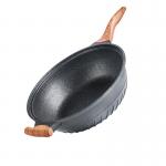 Familiy 12.5 inch Grey Frying Pan 6.62kg Induction Compatible PFOA free for sale