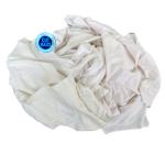 100 cotton Cut pieces recycled industrial white garment rags Pure white cotton rags used clothing rags for sale