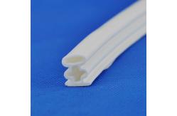 China Platinum Cured Silicone Seal Strip , Rubber Seal Extrusion Profiles Low Smoke supplier