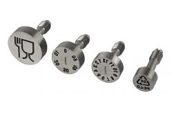 China Durable INOX 1.4034 51HRC Precision Mold Parts Date Stamp Mold Date Inserts supplier