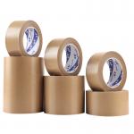 Self Adhesive Kraft Paper Tape Reinforced Gummed Tape 120mic for sale
