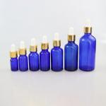 Matt Blue Essential Oil Empty Glass Bottle Reusable And Recyclable