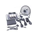 Solar Lighting System 12V LED Light 8 Fan Solar Panel For Home Outdoor Camping Solar Ceiling Fan With Solar Panel for sale